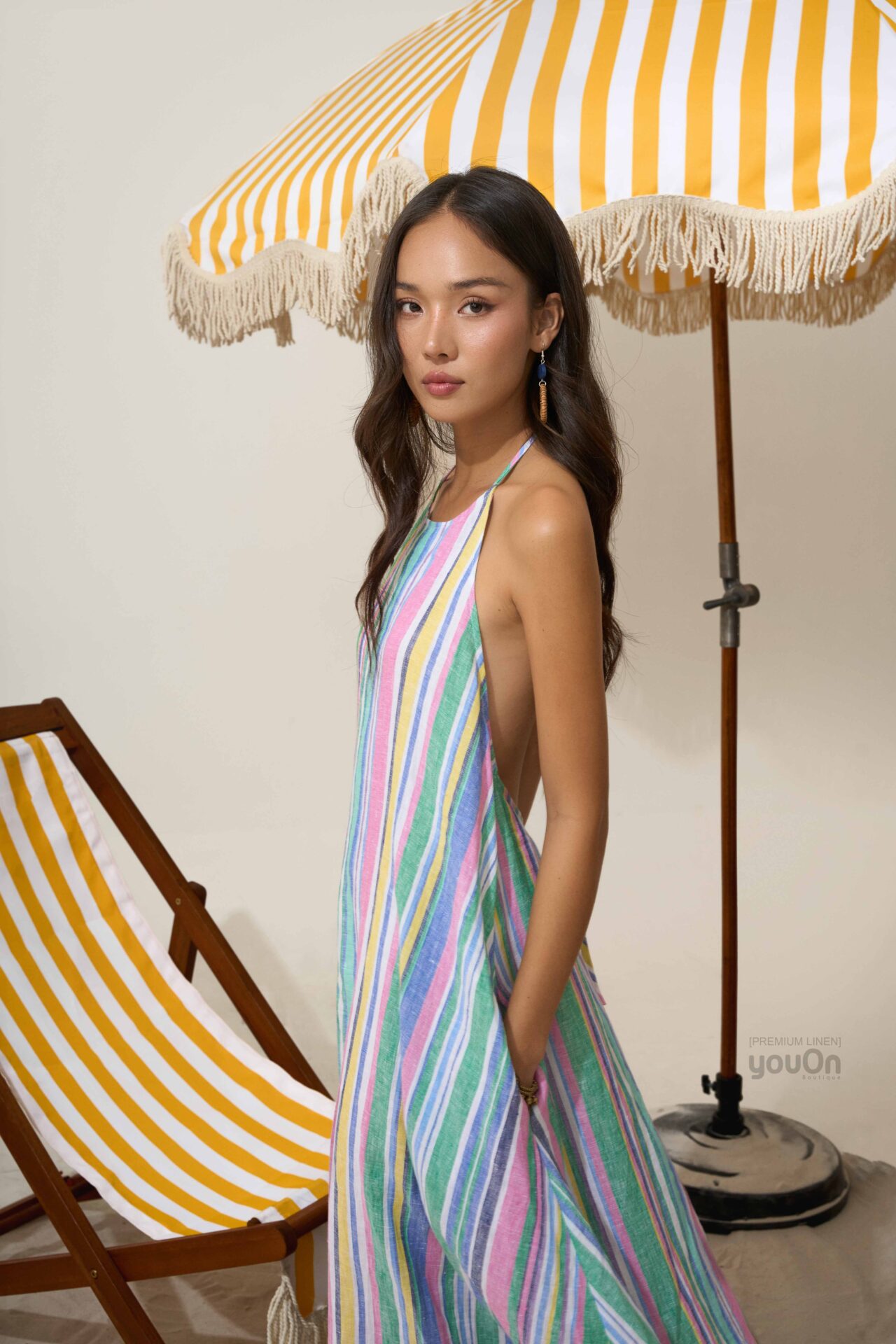 Dashing sọc hồng nhiều màu